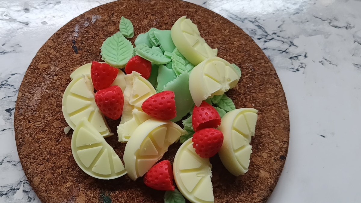 Bombones aromáticos Limón, Frambuesa y Menta - AraliaCandles