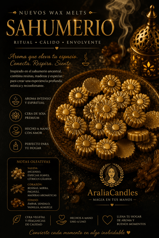 Wax Melts Sahumerio | Aralia Candles - AraliaCandles