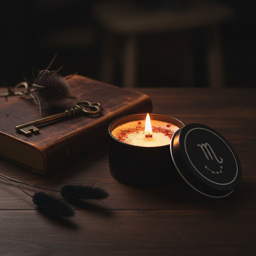 Vela Escorpio - Aguas Profundas | Aralia Candles - AraliaCandles