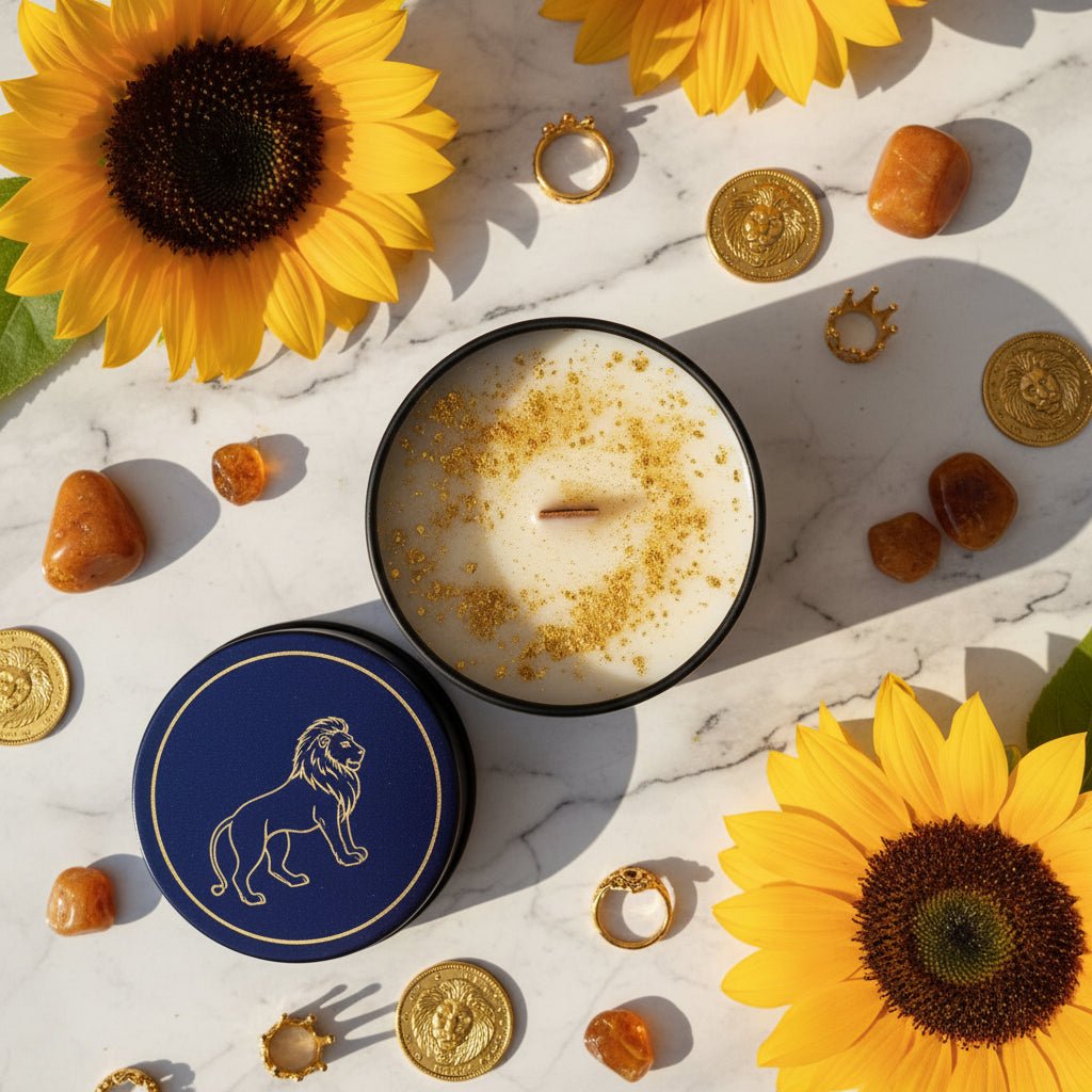 Vela Leo - Luz Dorada | Aralia Candles - AraliaCandles