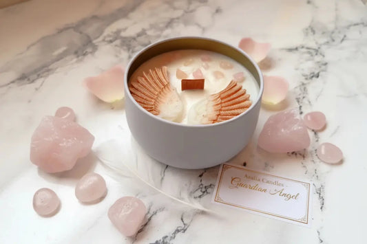 Vela Ángel de la Guarda | Aralia Candles - AraliaCandles