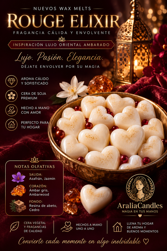 Wax Melts Rouge Elixir| Aralia Candles - AraliaCandles