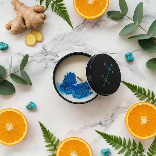 Vela Sagitario - Espíritu Libre | Aralia Candles - AraliaCandles