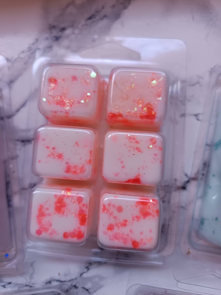 Wax Melts Naranja Dulce Soja - Dados Aromáticos Cítricos Brillantes para Energía | Aralia Candles - AraliaCandles