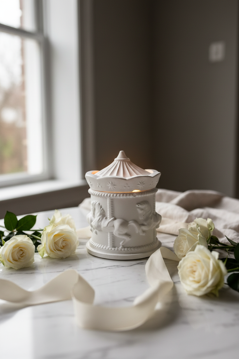 Vela Carrusel Personalizable para Eventos | Aralia Candles