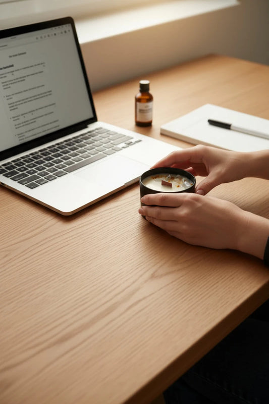 Vela Ritualizada Calcedonia | Aralia Candles - AraliaCandles