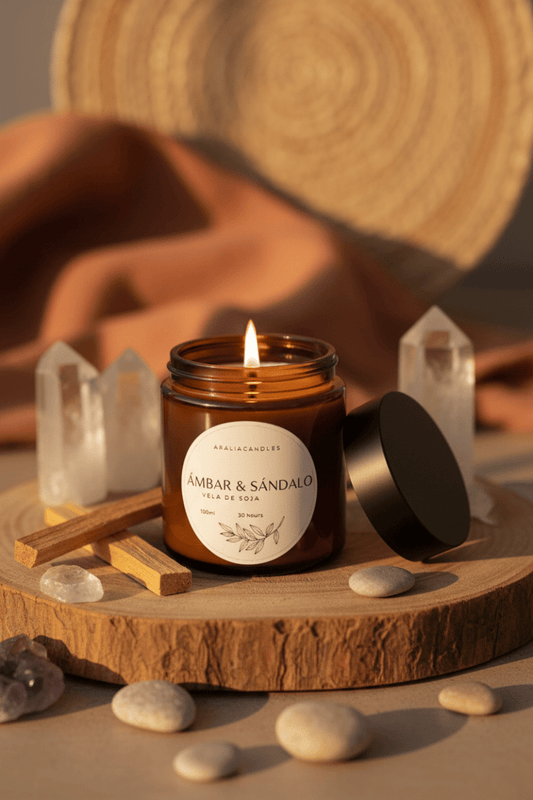 Vela Aromática Fusiones Signature 100ml | Aralia Candles - AraliaCandles