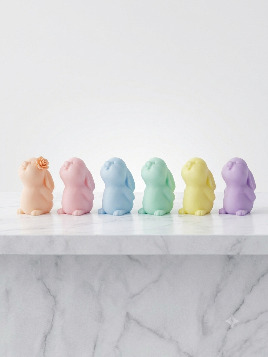 Bunny Candle Pastel