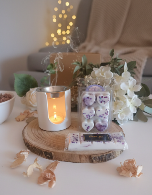 Composicion sombra de luna snapbar y waxmelt Aralia candles