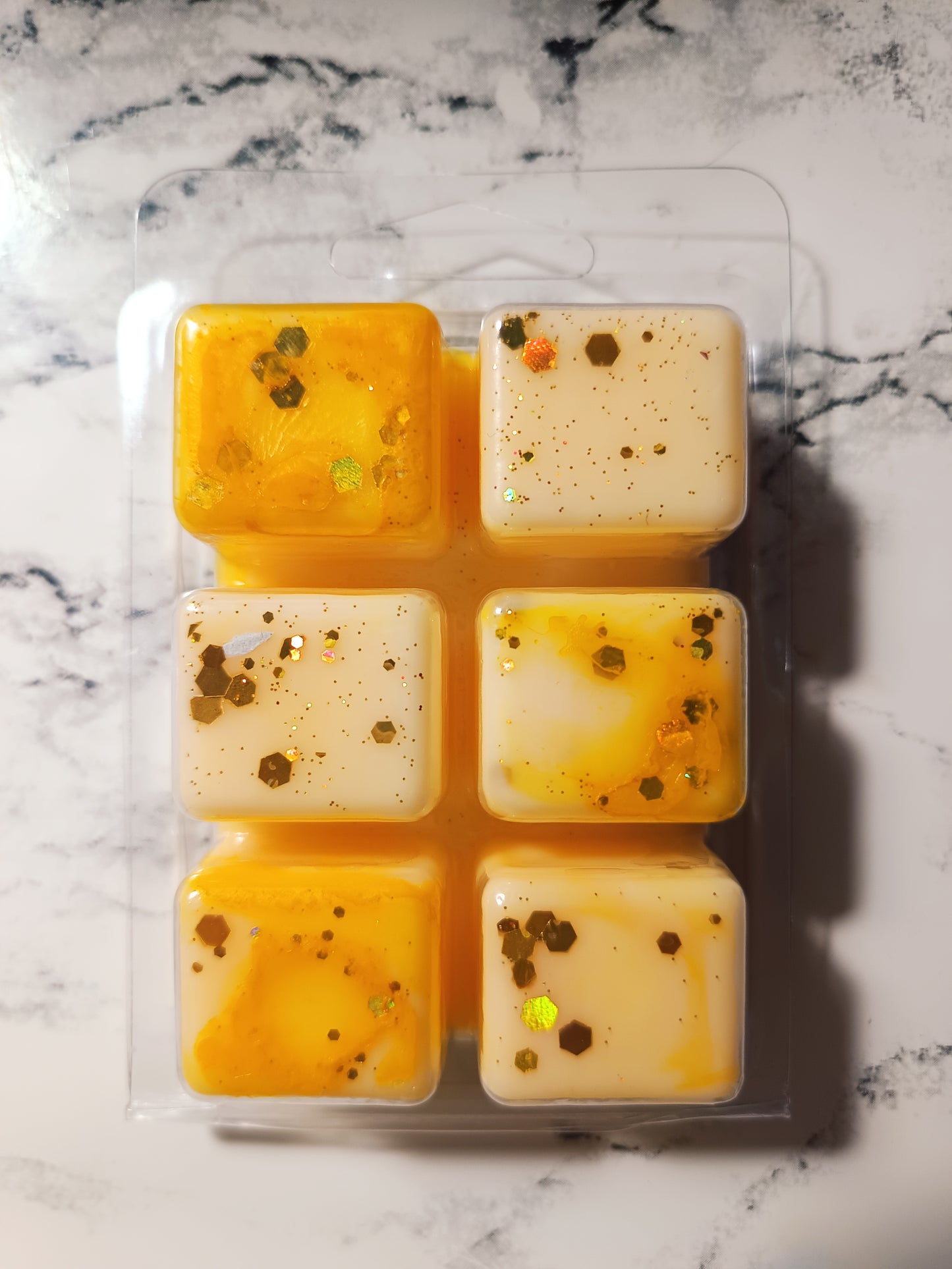 Wax Melts Miel y Vainilla Soja - Dados Aromáticos Gourmand Caliente para Hogar | Aralia Candles