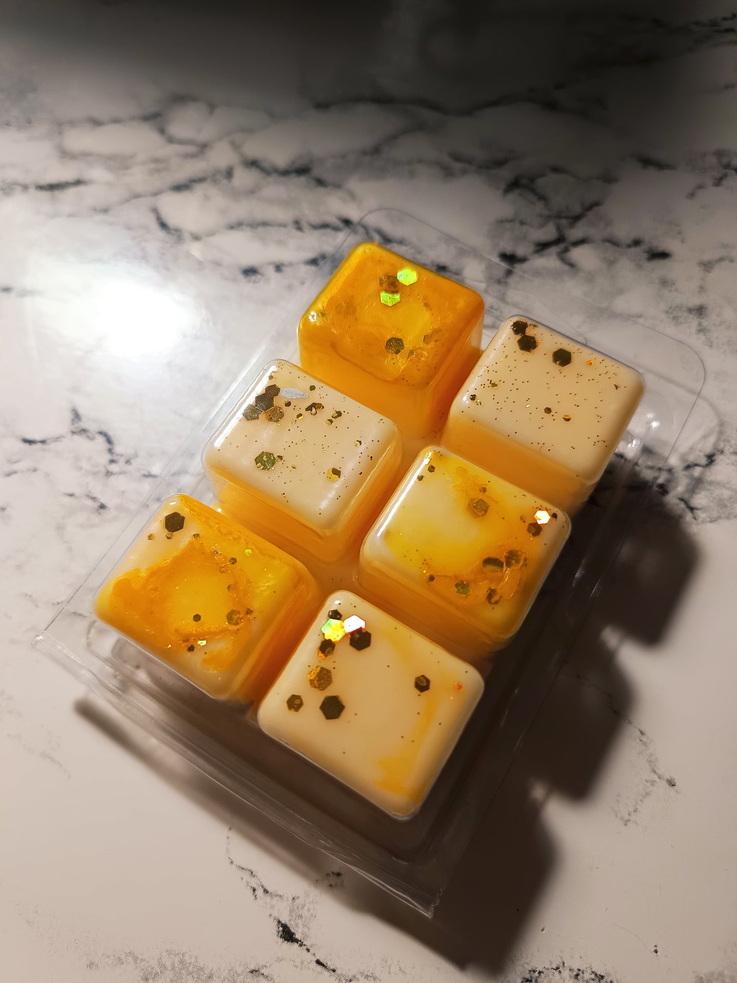 Wax Melts Miel y Vainilla Soja - Dados Aromáticos Gourmand Caliente para Hogar | Aralia Candles