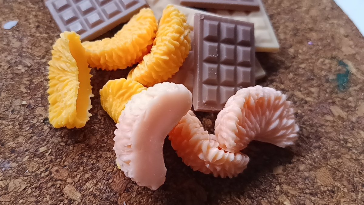 Bombones aromáticos Chocolate Negro y Naranja - AraliaCandles