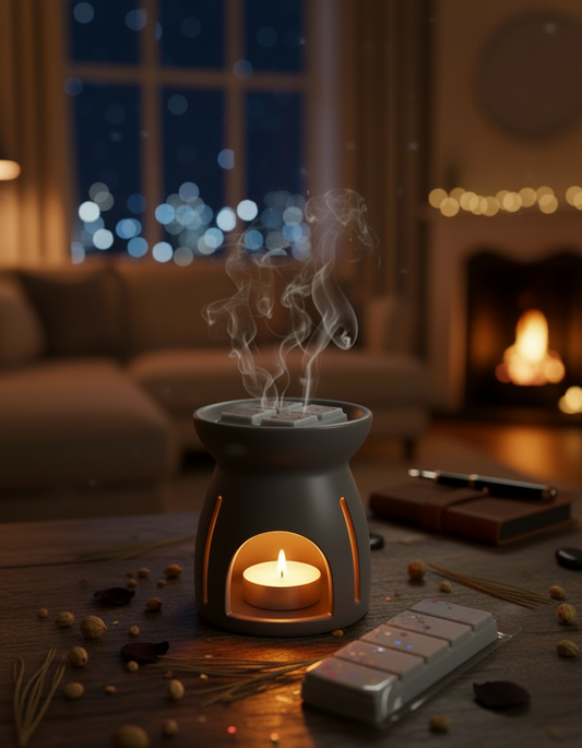 Snapbar nocturna imagen hogareña y nocturna quemaador de cera Aralia Candles