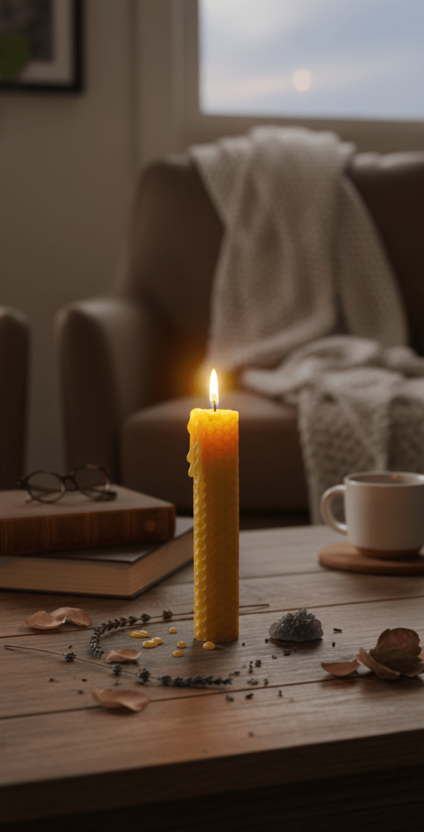Velas de Miel Cera de Abeja - Rituales de Amor, Prosperidad y Creatividad Naturales | Aralia Candles - AraliaCandles