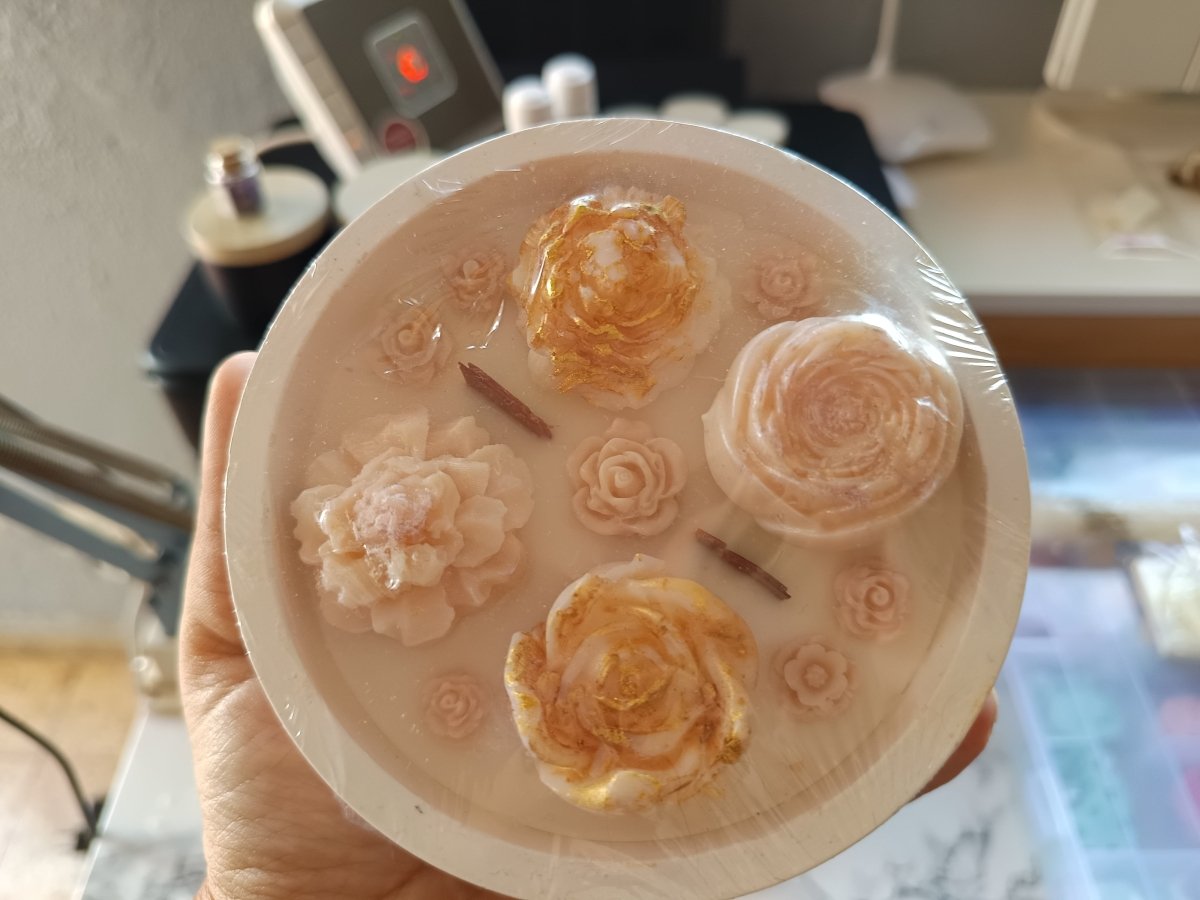 Vela Premium Elixir Floral Soja Rosa Jazmín Ylang - Ylang - Aromaterapia Sensual y Lujosa | Aralia Candles - AraliaCandles