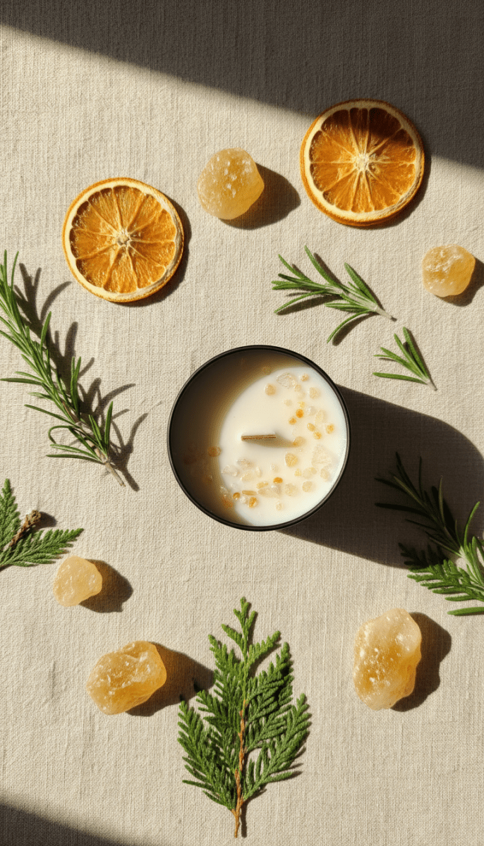 Vela Ritualizada con Citrino | Aralia Candles - AraliaCandles