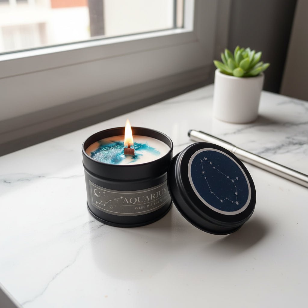 Vela Acuario - Visión Cósmica | Aralia Candles - AraliaCandles