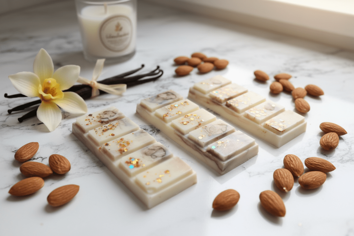Tableta Snapbar Almendra y Vainilla - 40g - AraliaCandles