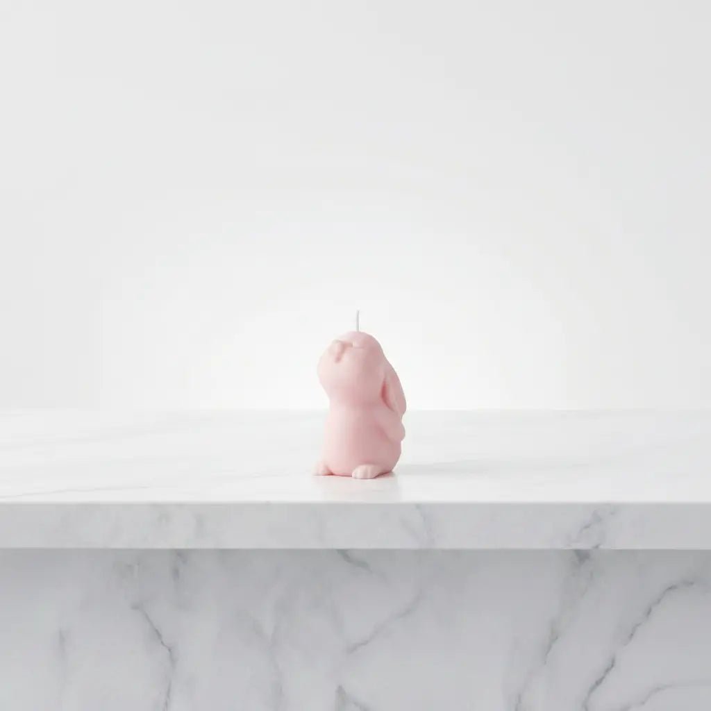 Bunny Candle Pastel
