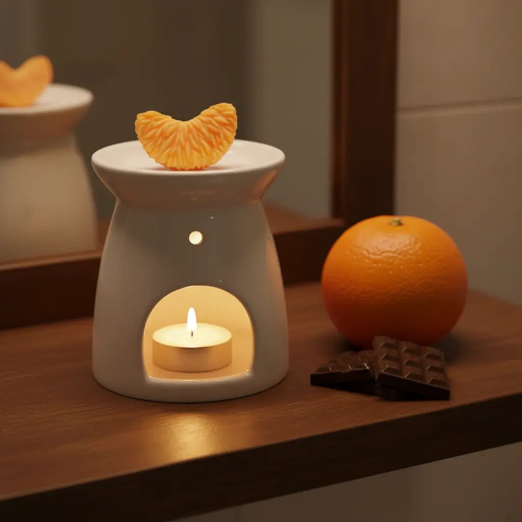 Bombones aromáticos Chocolate Negro y Naranja - AraliaCandles