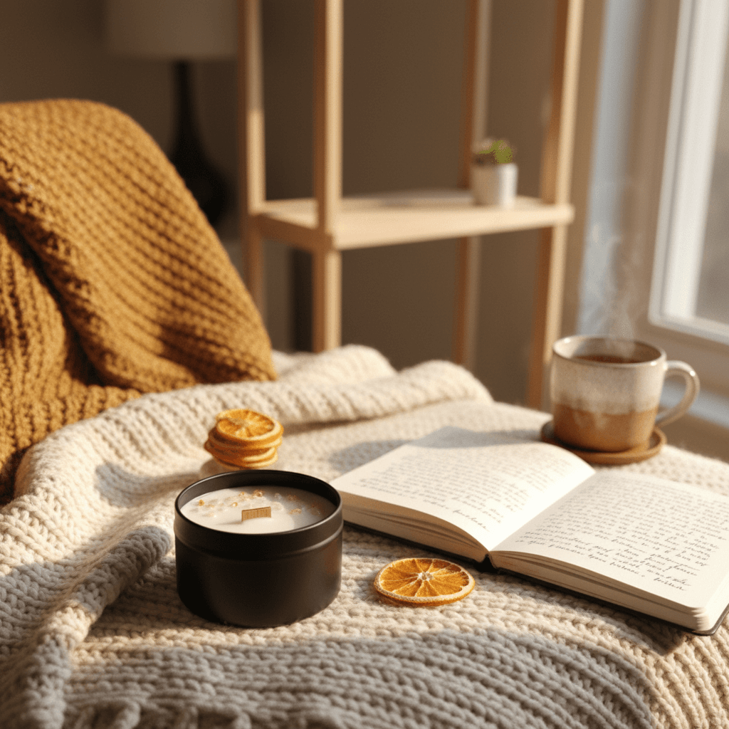 Vela Ritualizada con Citrino | Aralia Candles - AraliaCandles