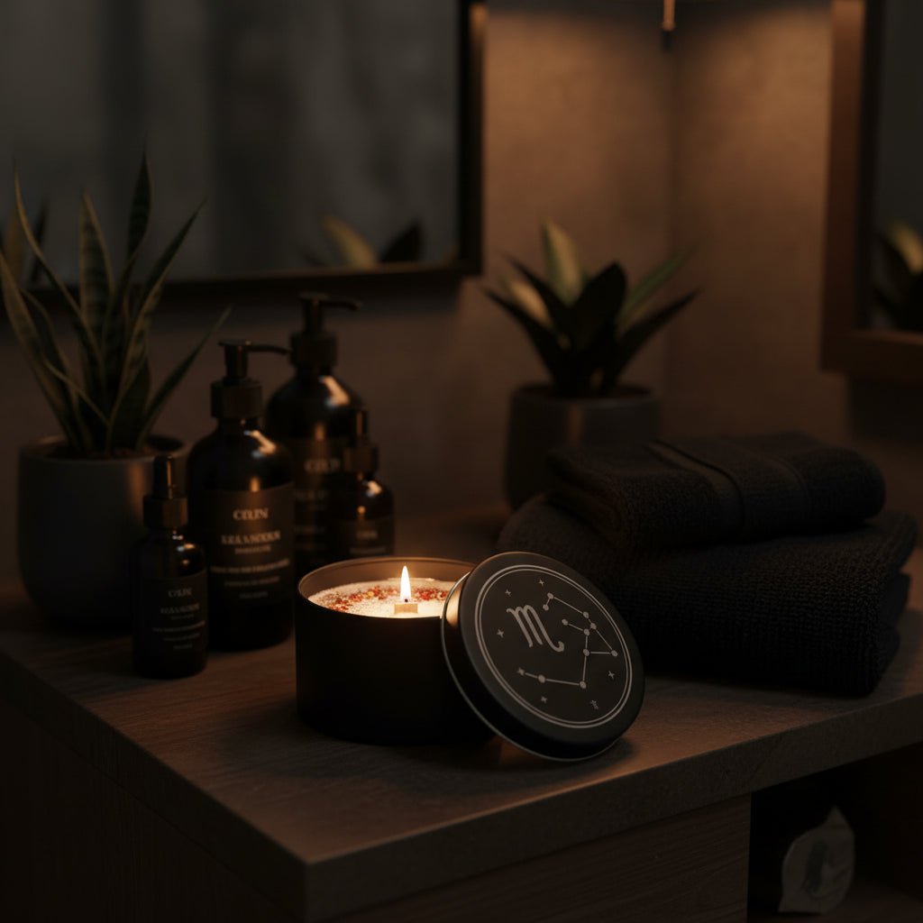 Vela Escorpio - Aguas Profundas | Aralia Candles - AraliaCandles