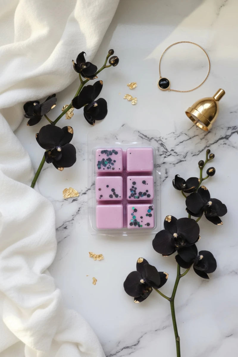 Wax Melts Orquídea Negra - Dados Aromáticos 80g | Aralia Candles - AraliaCandles