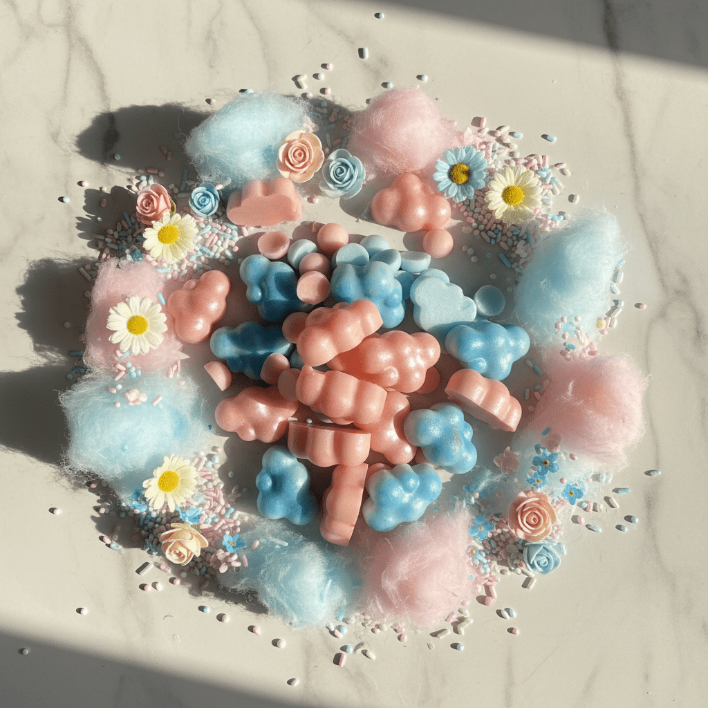 Cotton Candy · Wax Melts Sueltos Algodón de Azúcar | Aralia Candles - AraliaCandles
