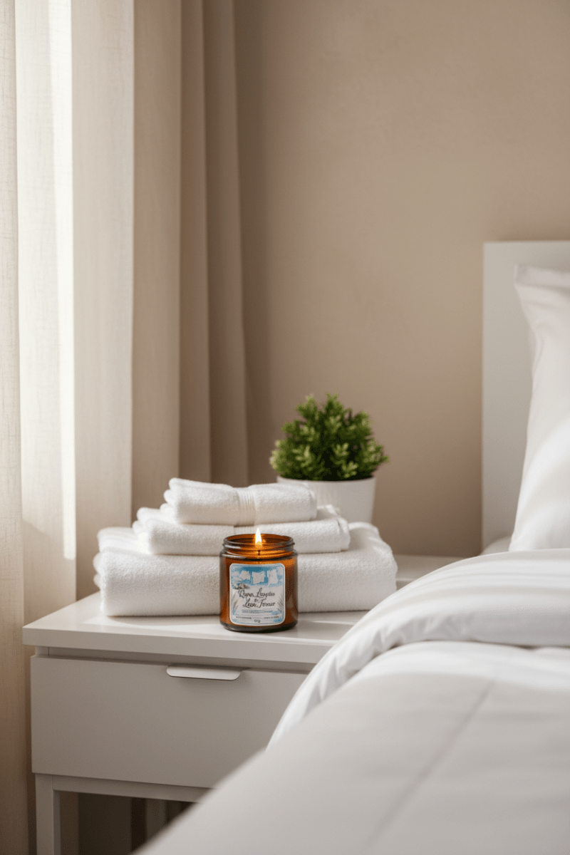 Vela Aromática Ropa Limpia & Lino Fresco - Frescura Natural y Reconfortante | Aralia Candles - AraliaCandles