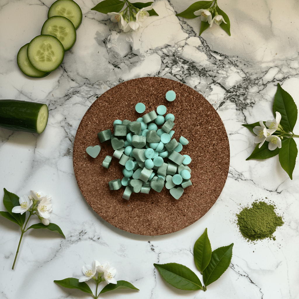 Ritual · Wax Melts Sueltos Té Matcha & Pepino | Aralia Candles - AraliaCandles