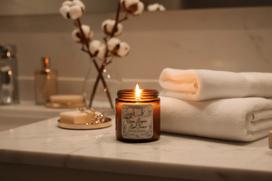 Vela Aromática Ropa Limpia & Lino Fresco - Frescura Natural y Reconfortante | Aralia Candles - AraliaCandles