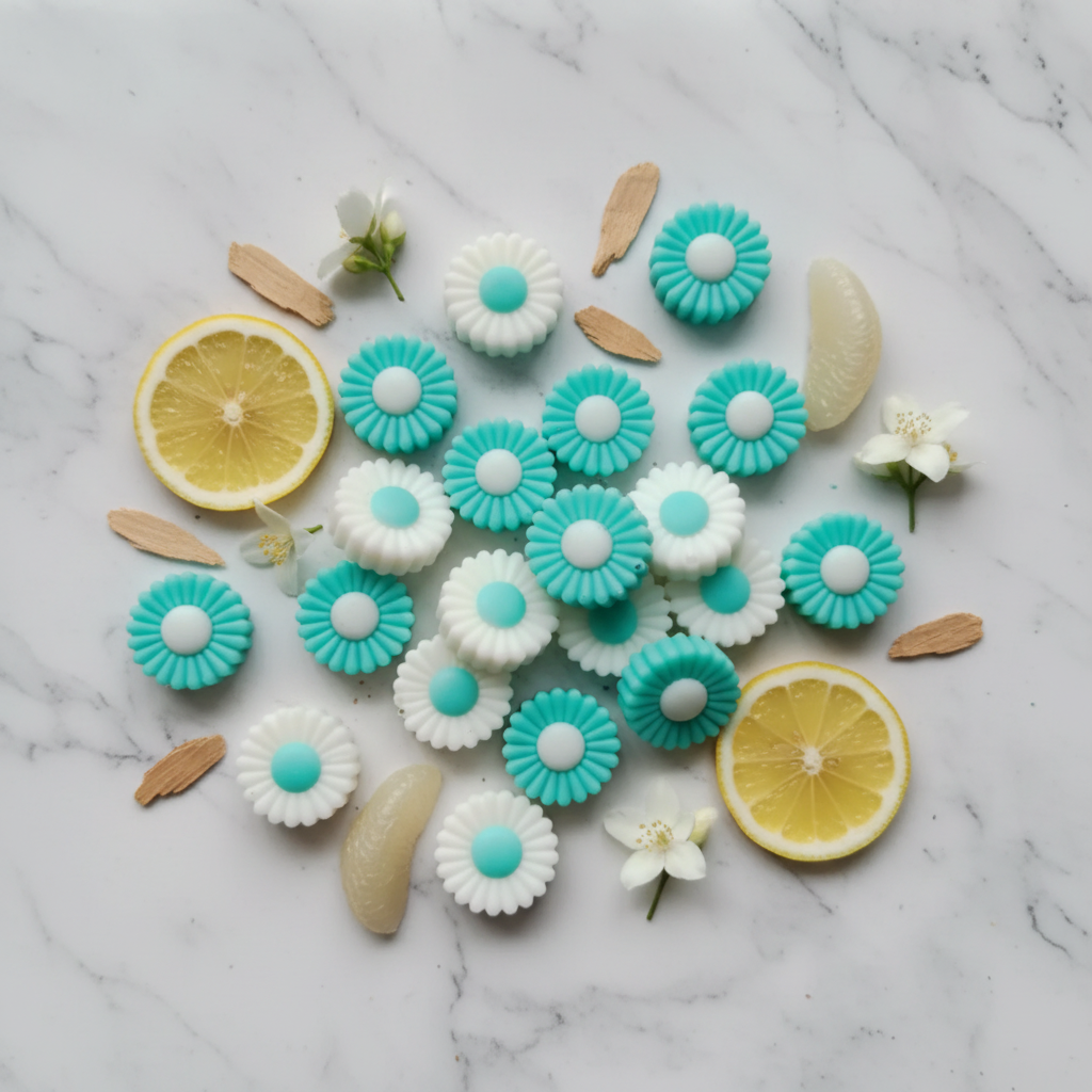 Jardín - Flat lay cítricos | Aralia Candles