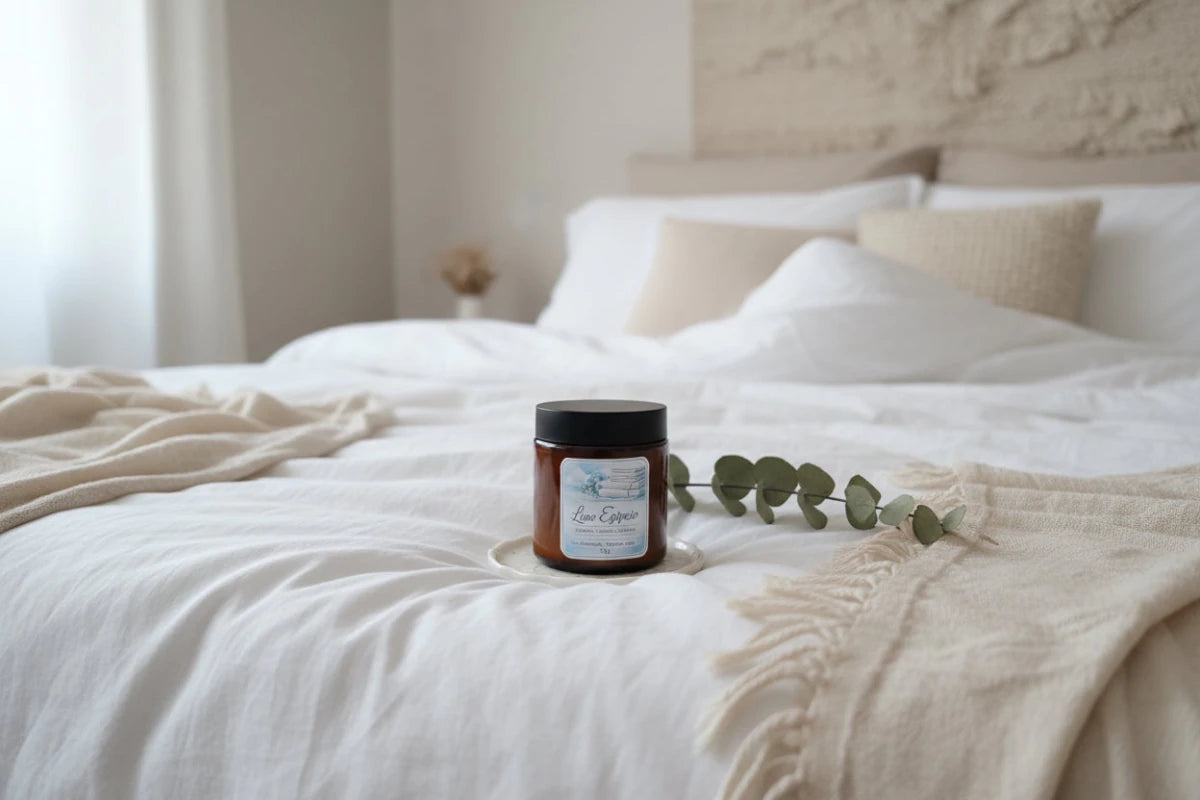Vela Aromática Lino Egipcio de Cera de Soja 100ml | Aralia Candles - AraliaCandles