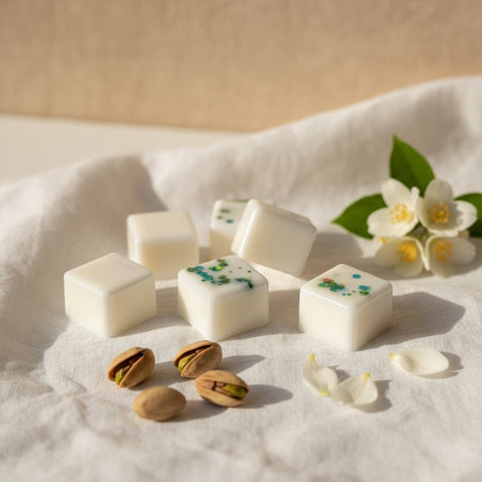 Wax Melts Pistacho Ron y Jazmín - Dados Aromáticos 80g | Aralia Candles - AraliaCandles