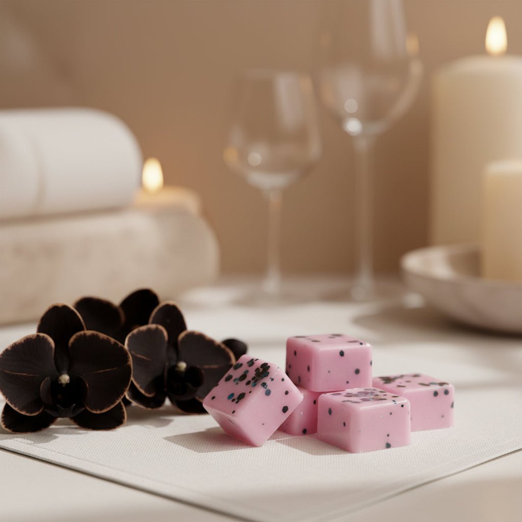 Wax Melts Orquídea Negra - Dados Aromáticos 80g | Aralia Candles - AraliaCandles