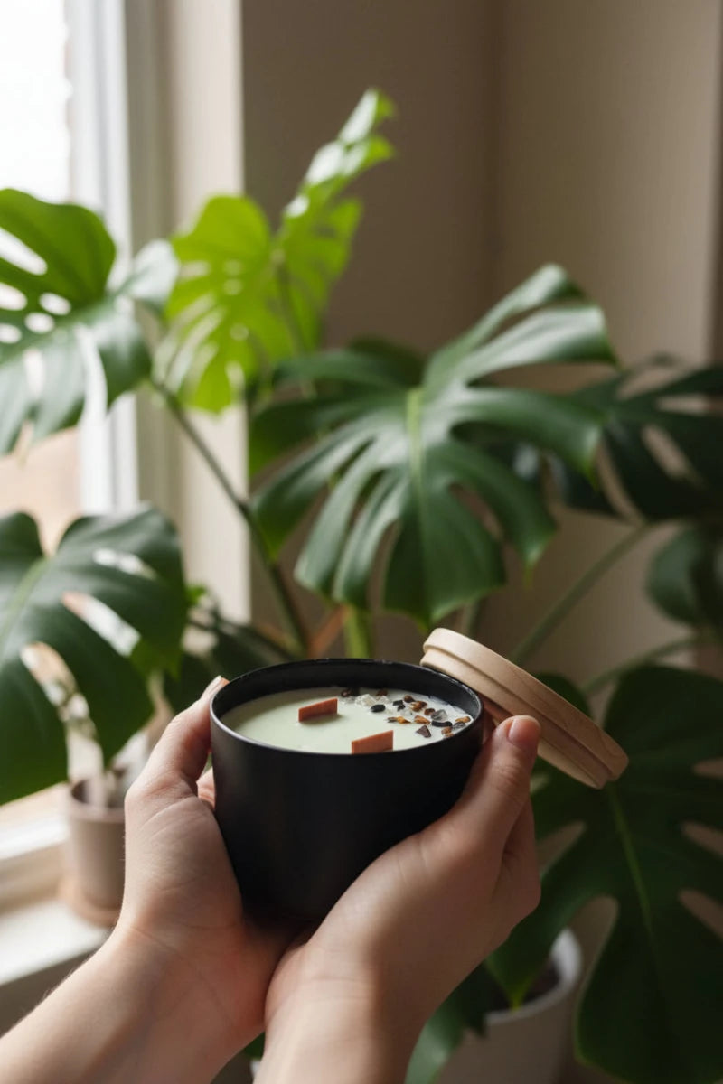 Ritualizada en manos Aralia Candles