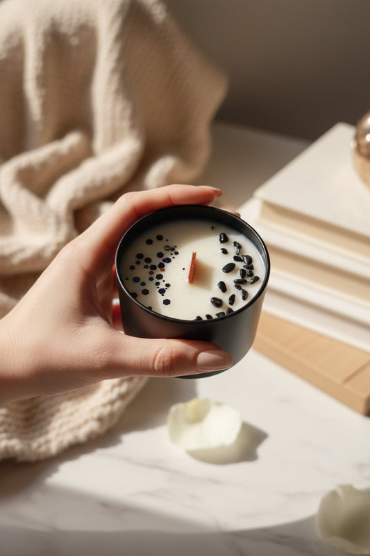 turmalina en mano Aralia Candles