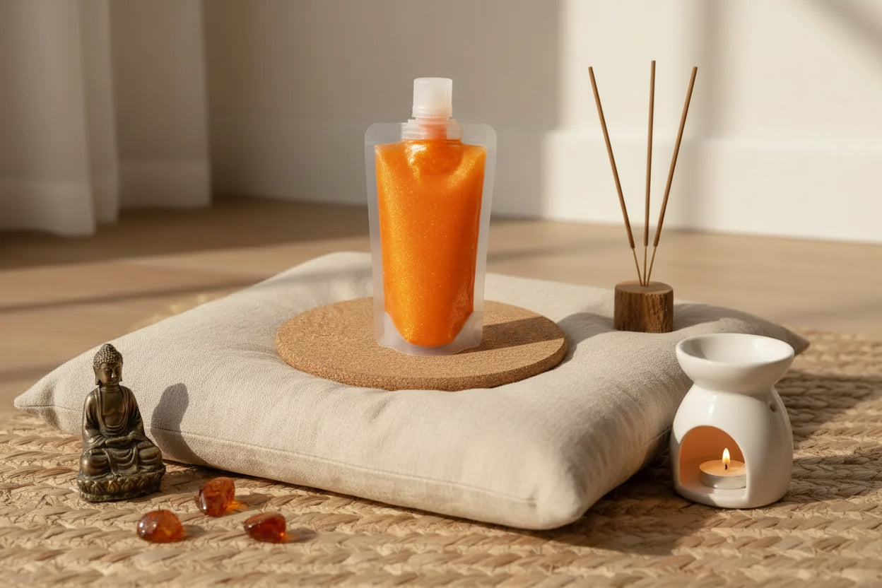 Meditación Dorada · Wax Melt Exprimible | Aralia Candles