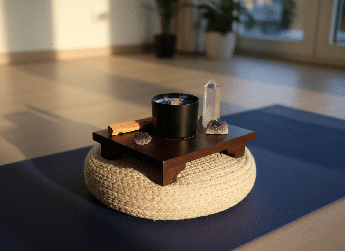 Vela Ritualizada Lapislázuli Cera de Soja Artesanal | AraliaCandles - AraliaCandles