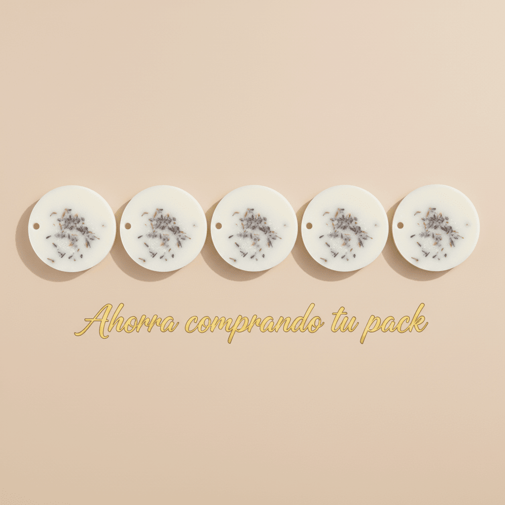 Pack 5 Ambientadores Lavanda y Camomila - Cera Natural - AraliaCandles