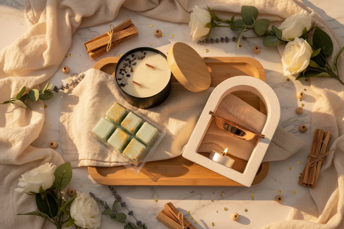 pack 2 Bosque sereno aralia candles