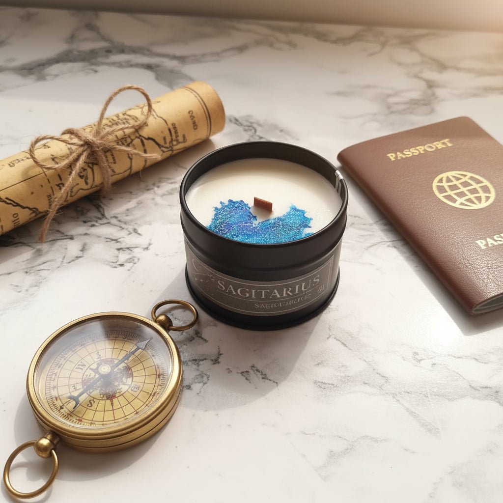 Vela Sagitario - Espíritu Libre | Aralia Candles - AraliaCandles