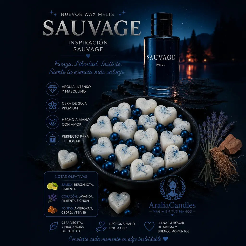Wax Melts Sauvage | Aralia Candles