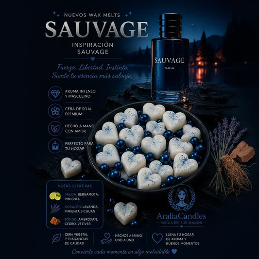 Wax Melts Sauvage | Aralia Candles