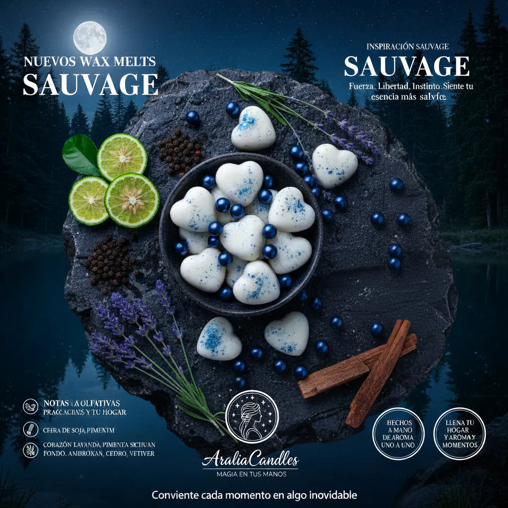 Wax Melts Sauvage | Aralia Candles