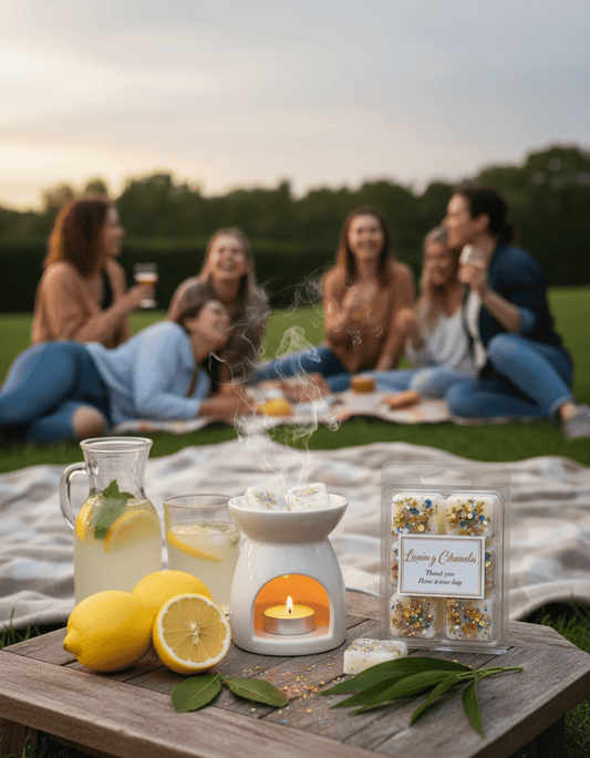 Wax Melts Limón y Citronela Soja - Dados Aromáticos Cítricos Brillantes para Frescor | Aralia Candles - AraliaCandles