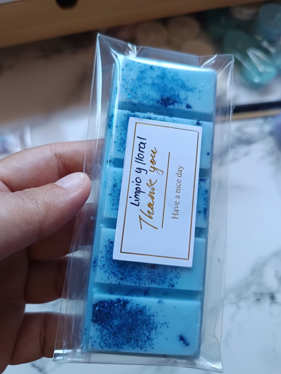 Wax Melt Snapbar Limpio y Floral Soja - Jardín Fresco Brisa Suave Brillante | Aralia Candles - AraliaCandles