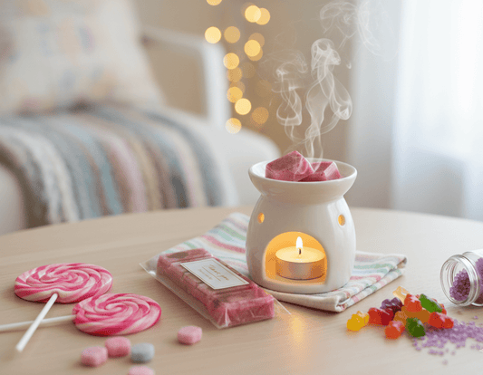 Wax Melt Snapbar Piruleta Soja - Dulce Afrutado Brillante Nostálgico para Fiesta | Aralia Candles - AraliaCandles