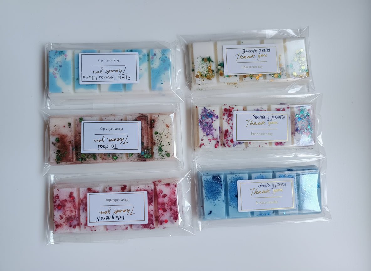 Wax Melt Snapbar Limpio y Floral Soja - Jardín Fresco Brisa Suave Brillante | Aralia Candles - AraliaCandles