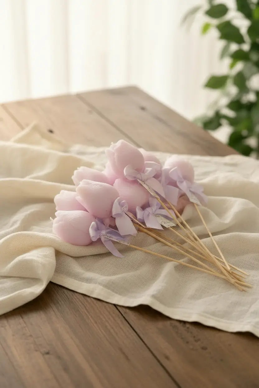 Tulip Candle Pastel